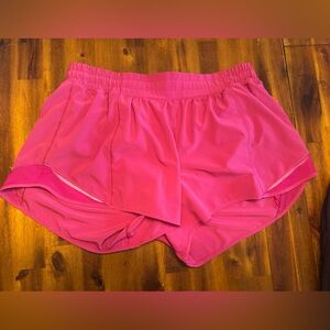 lululemon athletica Vibrant Pink Athletic Shorts
